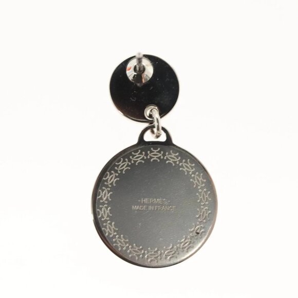 HERMES Pierce Metal Silver Black Auth - Picture 12 of 15